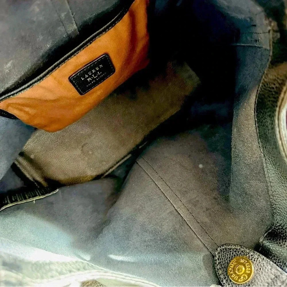 Lauren by Ralph Lauren Leather Shoulder Bag - Picture 8 of 8